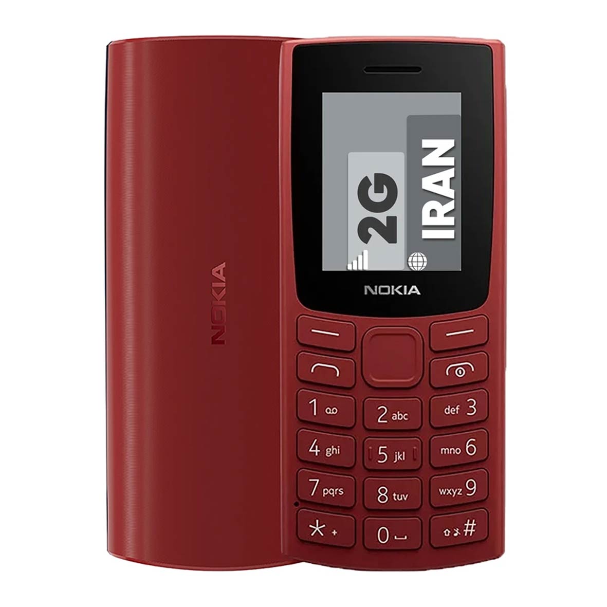گوشی موبایل Nokia مدل 2023-105 دو سیم کارت - قرمز - مونتاژ ایران تحت لیسانس نوکیا (گارانتی سامتل)
