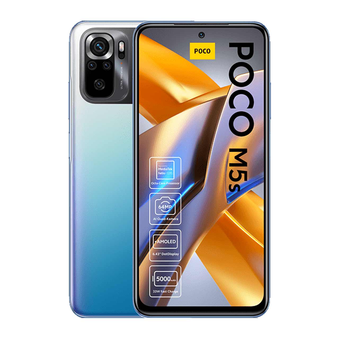 گوشی موبایل Xiaomi مدل Poco M5S (RAM 8) ظرفیت 256GB - آبی