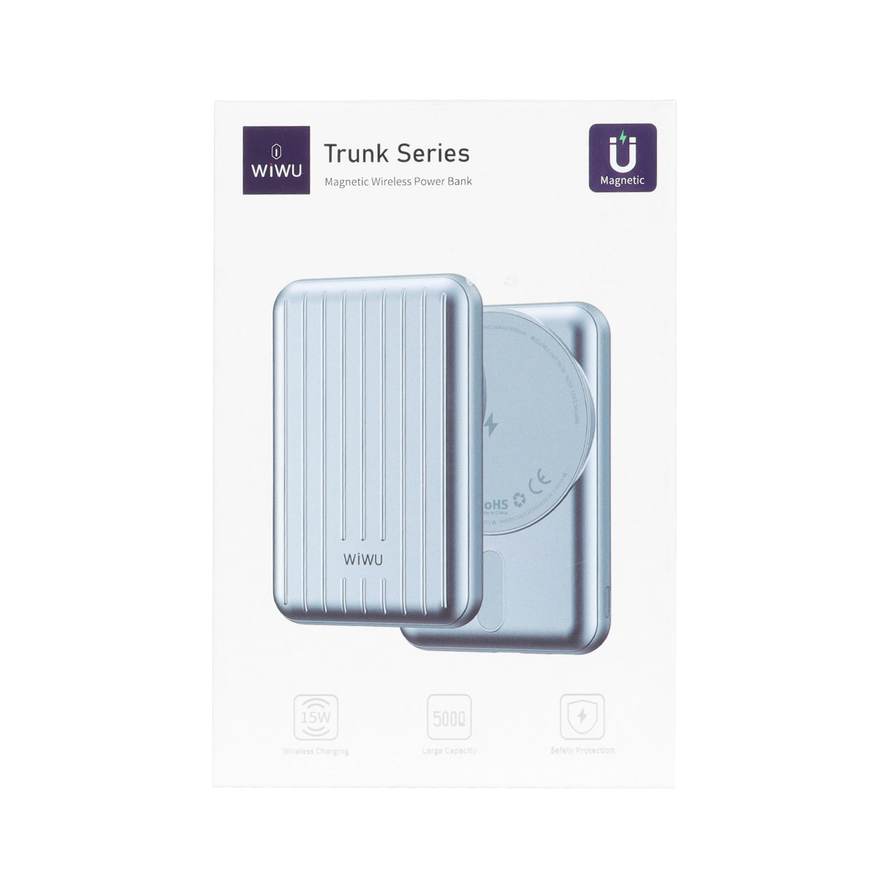 پاوربانک Wiwu 15W 5000mAh مدل PP02 - نقره ای