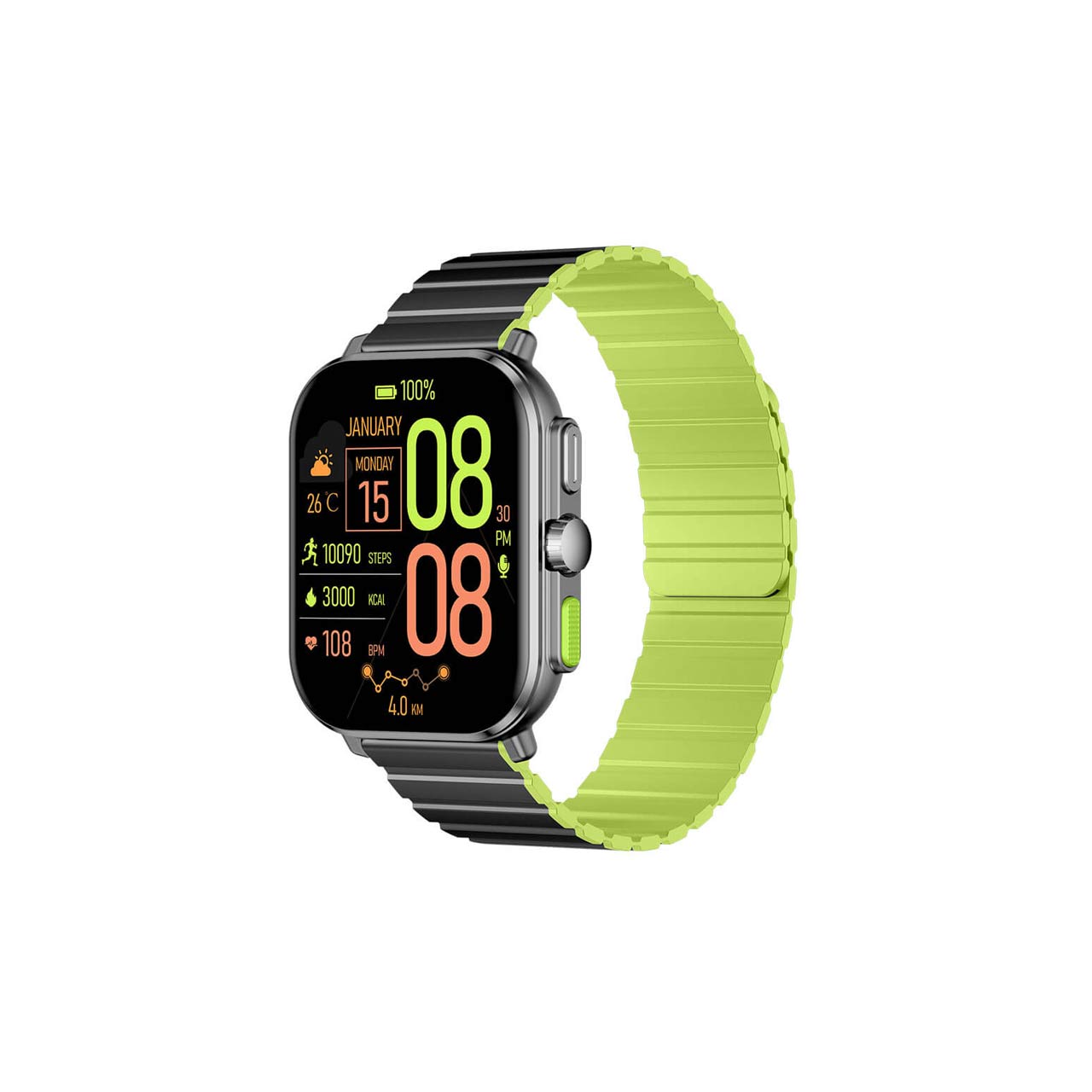 ساعت هوشمند Glorimi مدل GS2 Pro - مشکی فسفری (گارانتی 18 ماهه شرکتی)